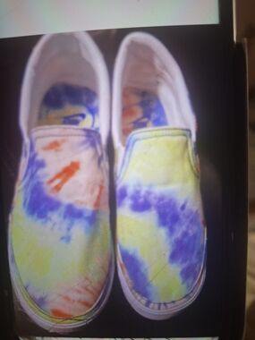 Nike Women's Coudt Legacy Slip Ons Tie Dye Print.size 10